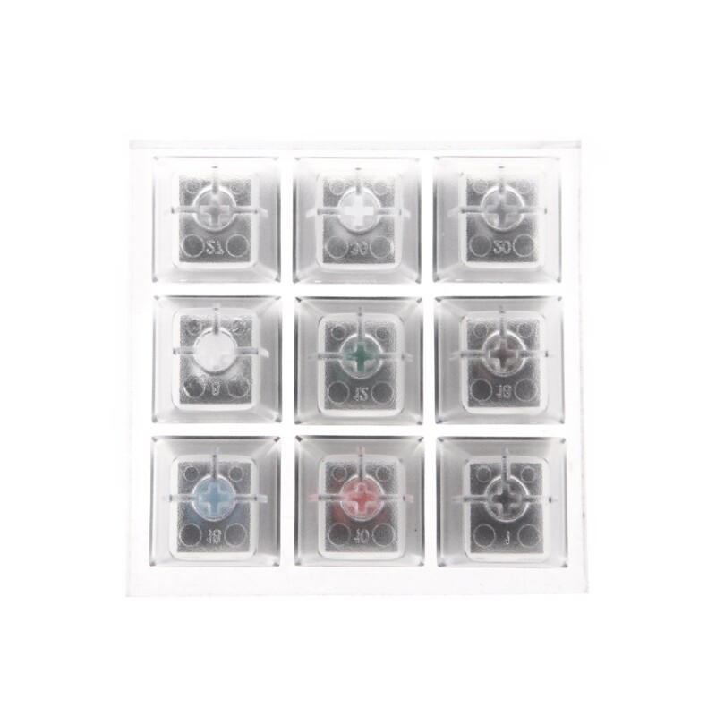 Mechanical Keyboard Switch Tester with 9 Cherry MX Keycaps for Testing