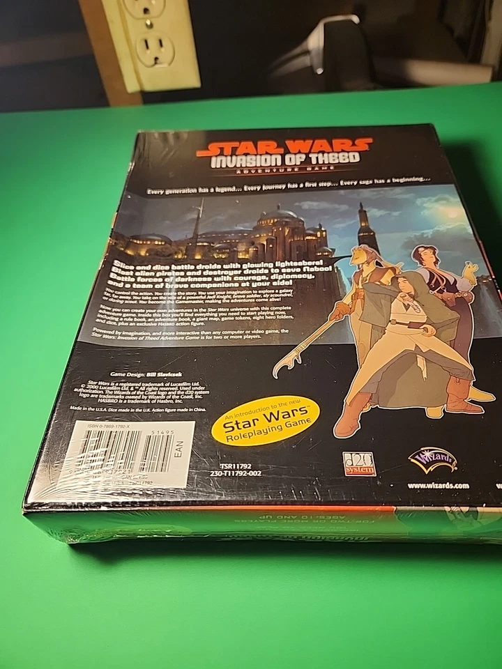 Juego de Aventura Star Wars Invasion of theed en Caja RPG (Sellado con Figura Chewbacca) Foto 2 de 3