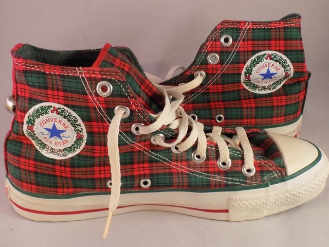 tartan converse shoes