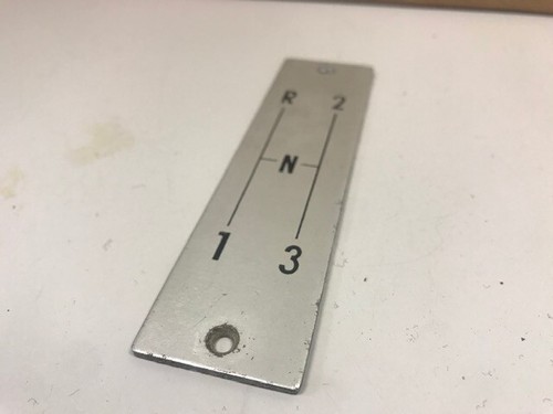 1956 - 62 Corvette Shift Plate with 3 Speed Indicator - Picture 3 of 6