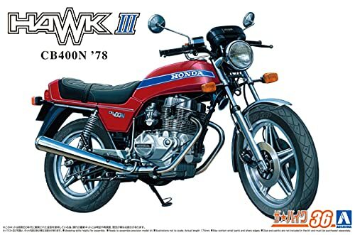 ヴィンテージ 当時モノ 1/12 ホンダ ホークIII CB400N ツーリング Aoshima 1/12 The Bike Series No.36 Honda CB400N HAWK-III