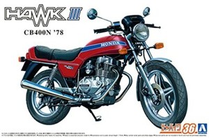 Aoshima 1/12 Le vélo Series N°36 Honda CB400N HAWK-III 1978 Kit modèle en plastique