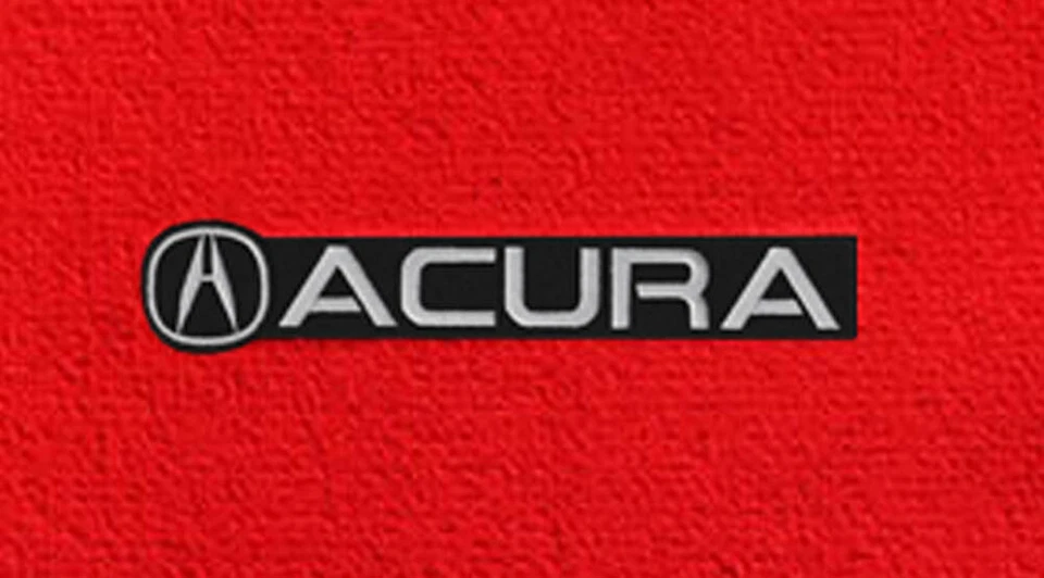 ¡Nuevo! Juego de 4 alfombrillas Acura TL 1995-2014 rojas personalizadas con logotipo bordado Foto 2 de 4