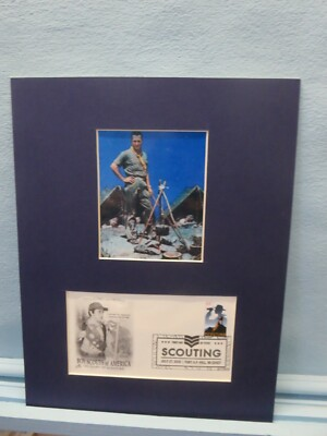 #ad Boy Scouts: Norman Rockwell The Scoutmaster amp; 100 Anniversary First Day Cover $36.99