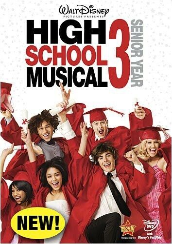 Disney: High School Musical 3: Senior Year     (DVD)     BRAND NEW - Afbeelding 1 van 1