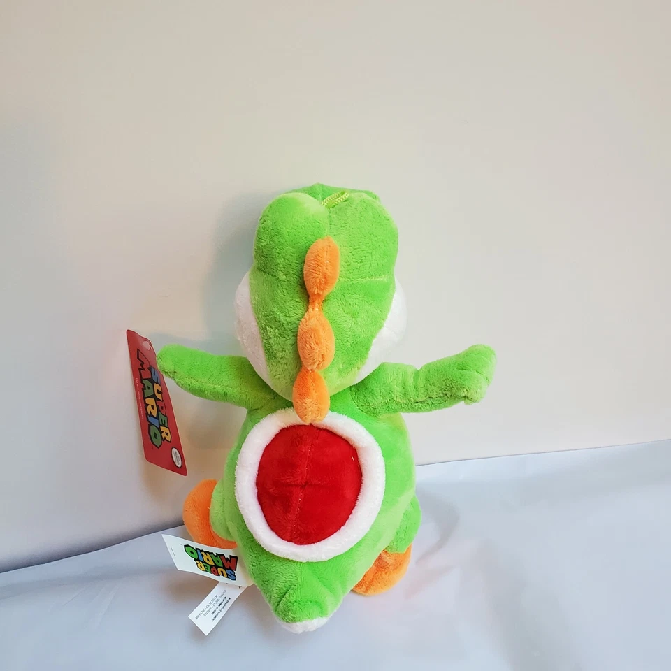 Super Mario World Peluche Verde Yoshi Juguete Suave Peluche Animal Muñeca 10" Nuevo con Etiquetas Foto 3 de 3