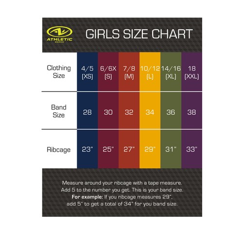 Athletic Works Girls Sports Bra, 2 Pack, Assorted Color Size 38A - Picture 5 of 5