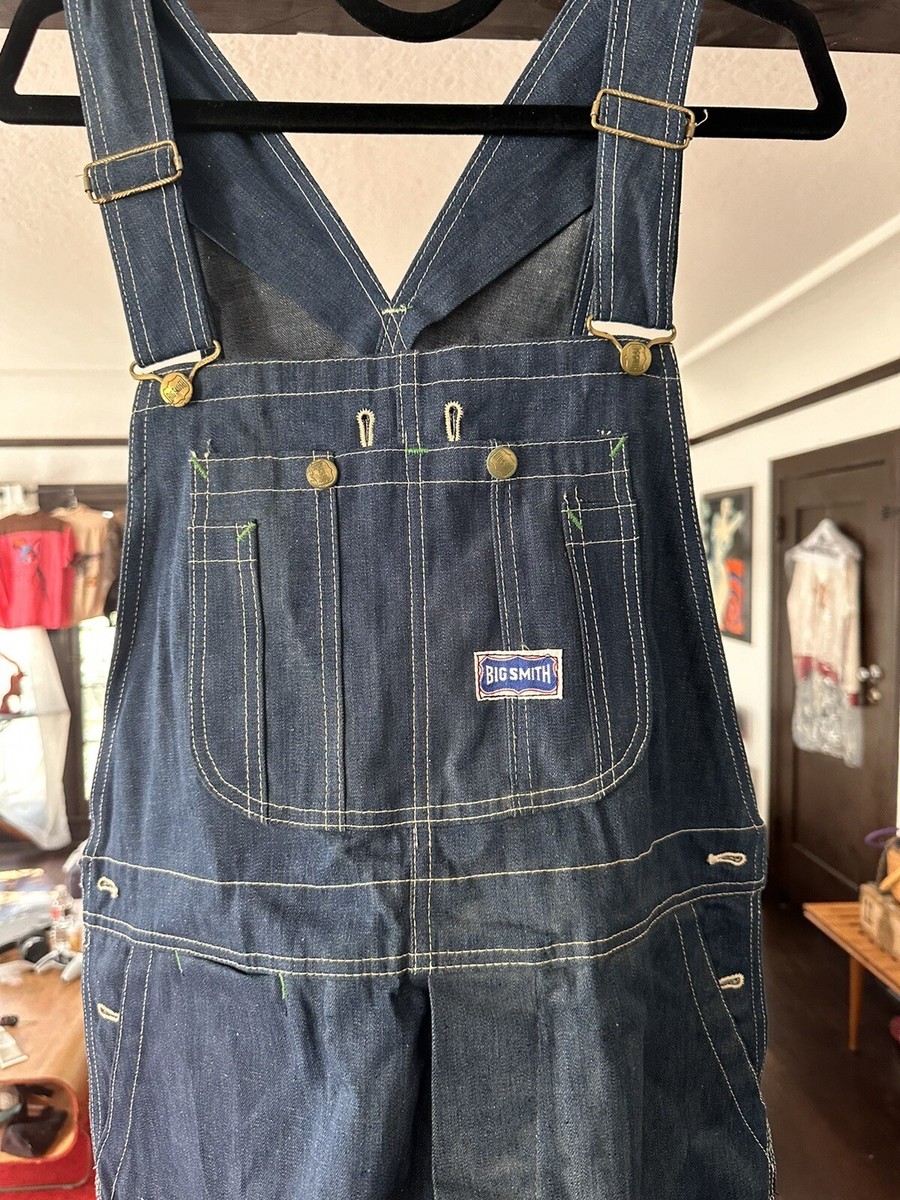 y*i様 70's BIG SMITH Vintage Coveralls ヴィ Vintage 1970s Big Smith Denim Bib Overalls Sanforized