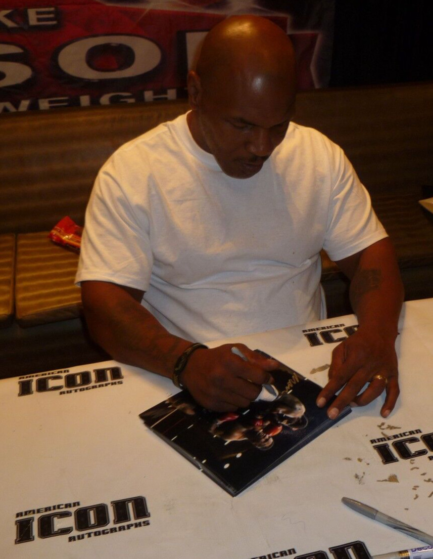 Iron Mike Tyson Signed 8x10 Photo PSA/DNA COA RARE Insc Autograph Auto'd Picture view 3