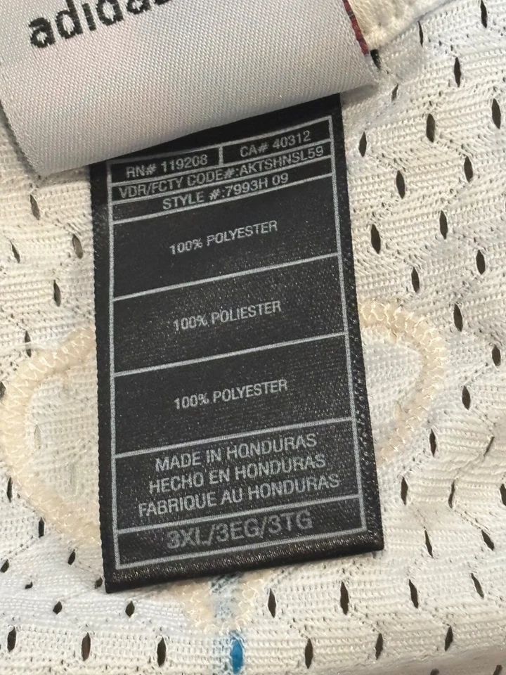 Винтажная футболка David West New Orleans Hornets размер 3XL - Изображение 3 из 4