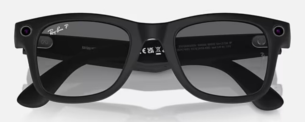 RAY-BAN Meta GEN 2 Wayfarer RW4012 Smart Sunglasses Black/ Grey