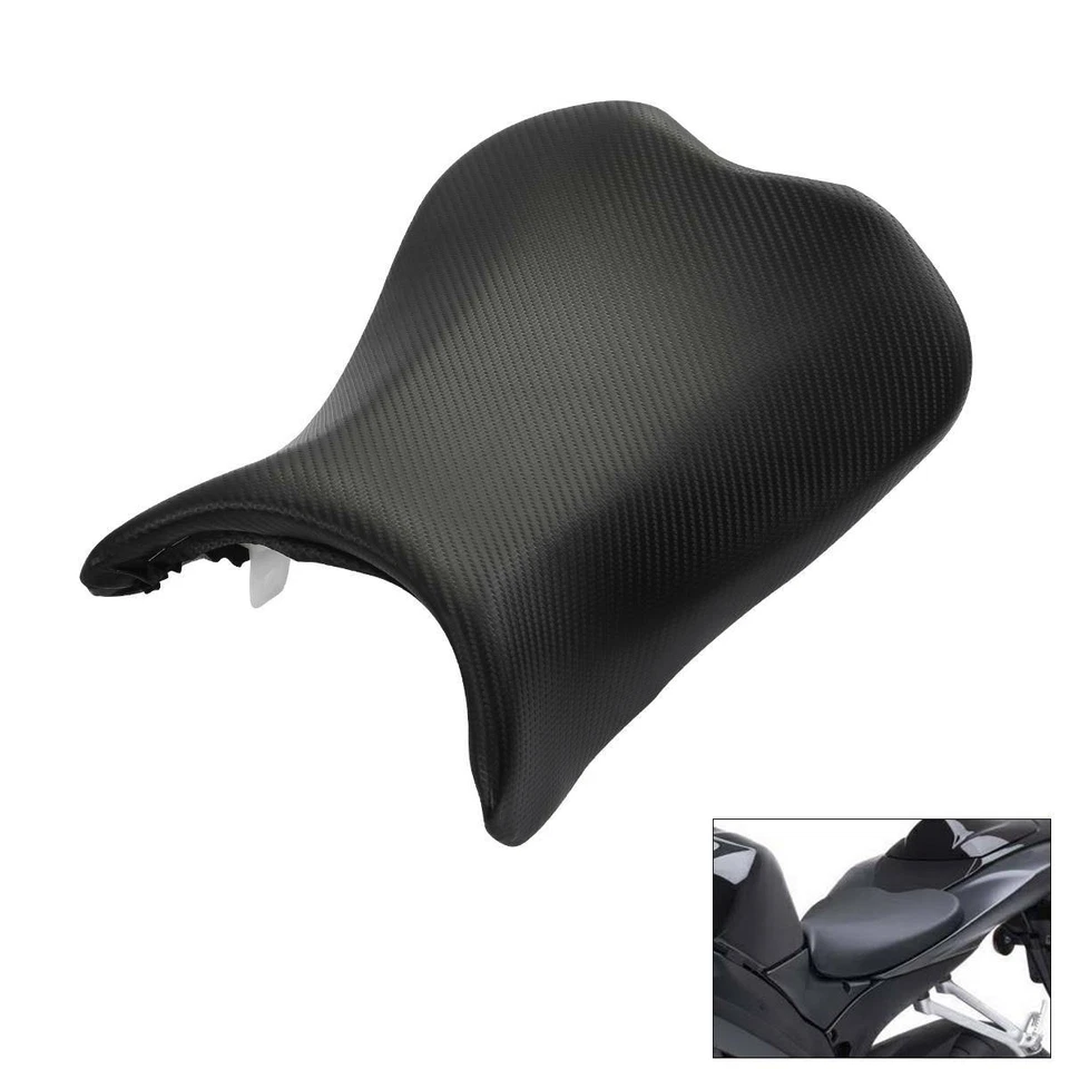 Asiento del conductor delantero apto para Suzuki GSXR600 GSXR750 2006-2007 2006 2007 negro Foto 3 de 4