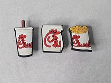 Chik Fil A Shoe Charms For Crocs Fast Food Chicken Soda Fries