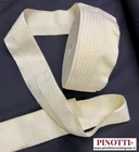PREFORMED CREAM PANTS BELT - 6.5 CM