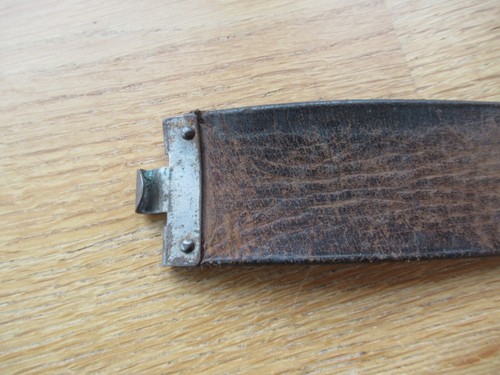 Original Leder - Riemen für das Koppelschloss B. J. A. XVIII gestempelt / 1. WK - Bild 5 von 5