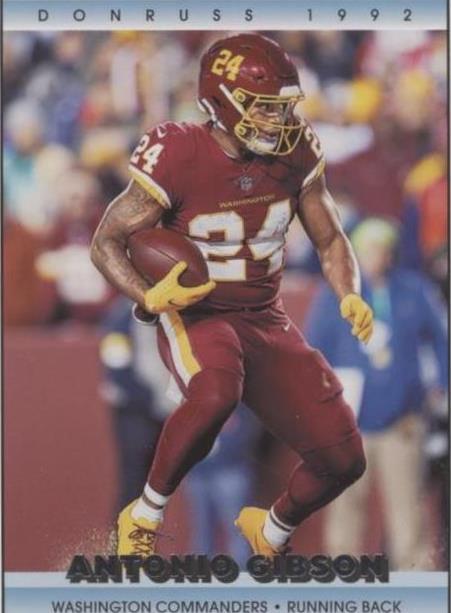 2022 Panini Donruss Antonio Gibson #18 - 1 of 2