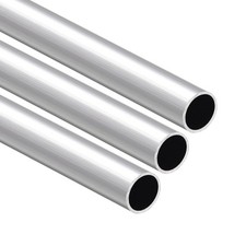 3 x Aluminum Round Tube 300mm Length 20mm OD 17mm Inner Dia Seamless Tube