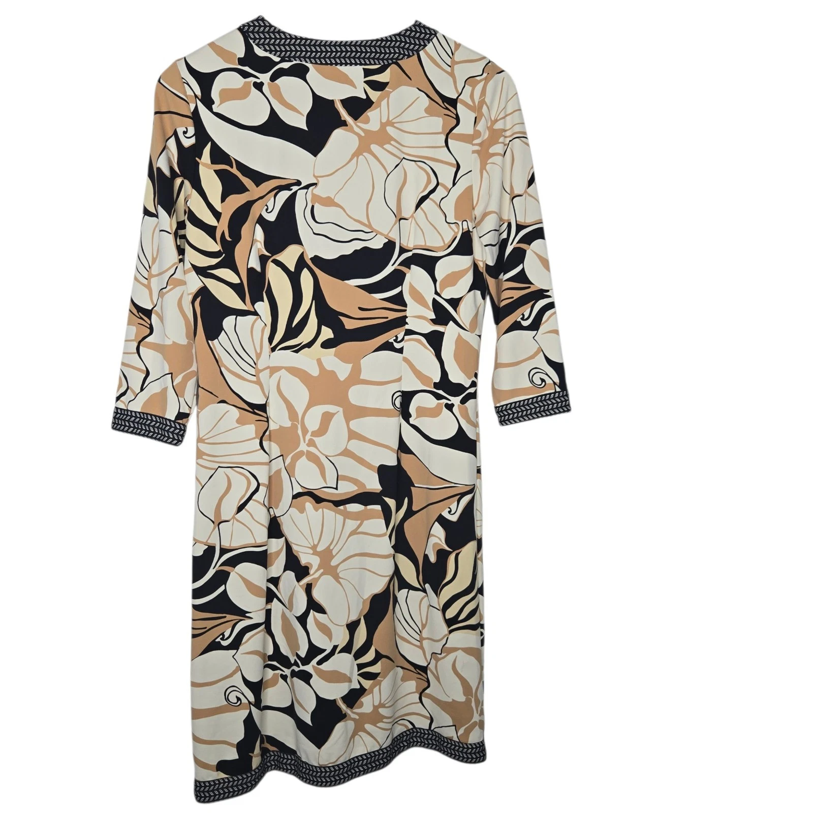 VETEMENTS Abito resort J McLaughlin preppy stampa floreale astratta Catalina tessuto piccolo