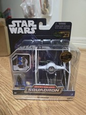 Star Wars Jazwares Micro Galaxy Squadron White Tie Fighter Chase 1 of 5000  0013