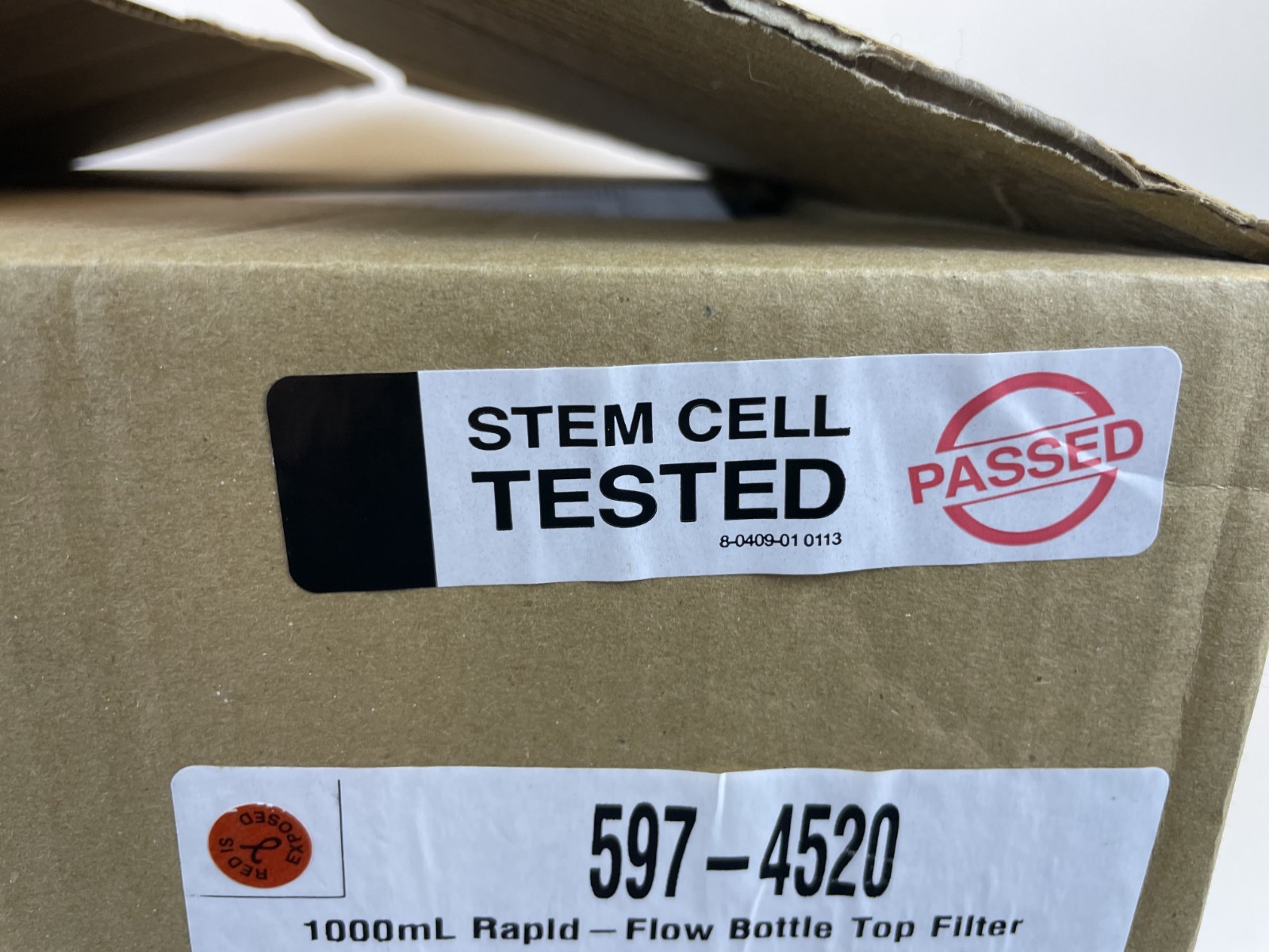 Thermo Nalgene 1000mL Rapid Flow Bottle Top Filter 0.2μm Sterile 12cs 597-4520