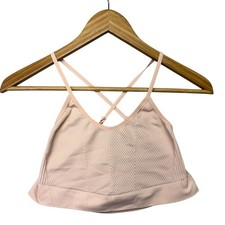 Thirdlove Womens Bra XL Pink Bralette Pullover Textured Pull On Comfort