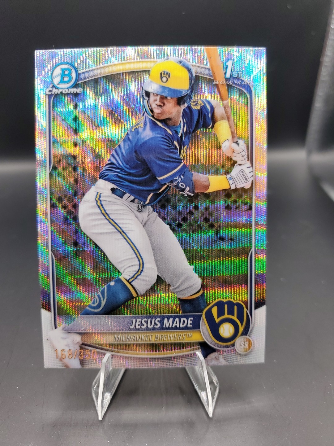 2025 Bowman - Chrome Prospects Jesus Made #BCP-50 Wave Refractor /350 (RC)