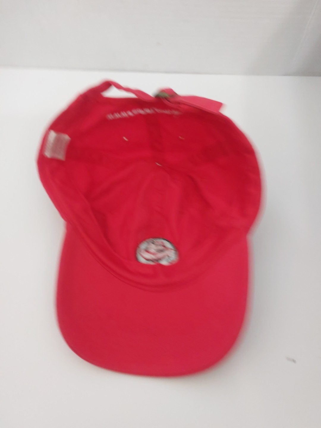IBM Red Hat Linux Baseball Cap Red Strapback Vint… - image 5