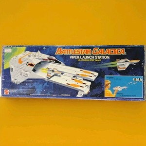 Battlestar Galactica Viper Launch Station COMPLETE 1978 Box In Great Shape
