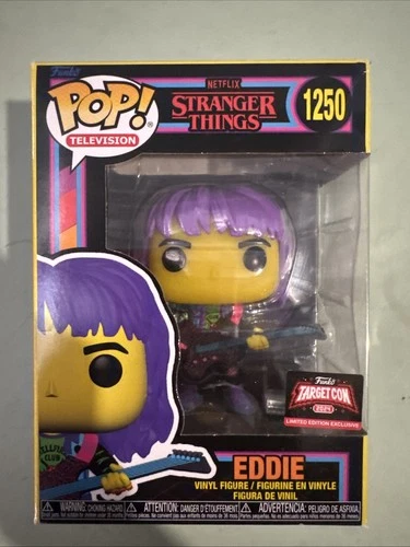 Funko Pop! Vinyl: Stranger Things - Eddie with Guitar (Black Light) - Target...
