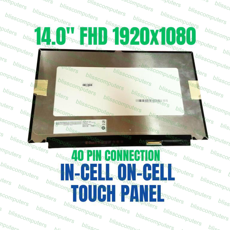 Acer 14 FHD LCD Touch Screen B140HAK02.0 40 Pin KL.14005.037-image