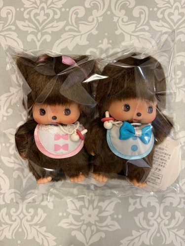 Monchhichi Bebichhichi 10th Anniversary Plush Pair S Size