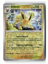 pokemon jolteon card (Dont apply Weakness and Resistance for Benched Pokmon.) Lightning Jolteon 1999 Pokemon Jungle Holo