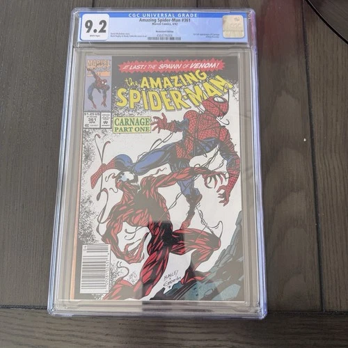 CGC GRADED 9.2 AMAZING SPIDERMAN # 361 First appearance of CARNAGE!!!!