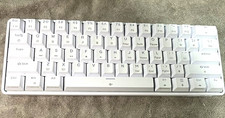 TMKB T61SE Mechanical Wired USB-C 60% Keyboard Illuminated White QWERTY