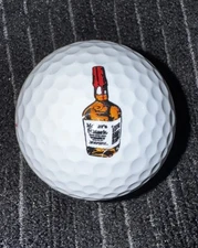 Maker’s Mark Whiskey Logo Golf Ball - Rare