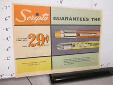 newspaper ad 1953 SCRIPTO 29 cents pen pencil Atlanta GA