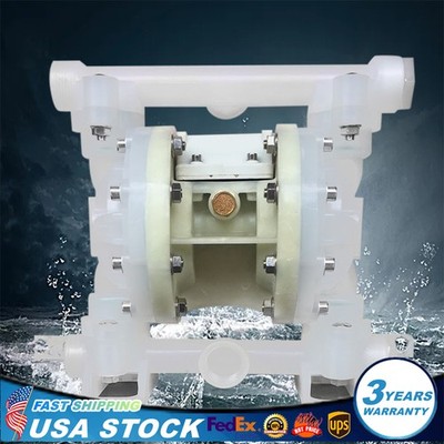 Air-Operated Double Diaphragm Pump 22GPM 1/2 inch Inlet / Outlet Acids & Alkali