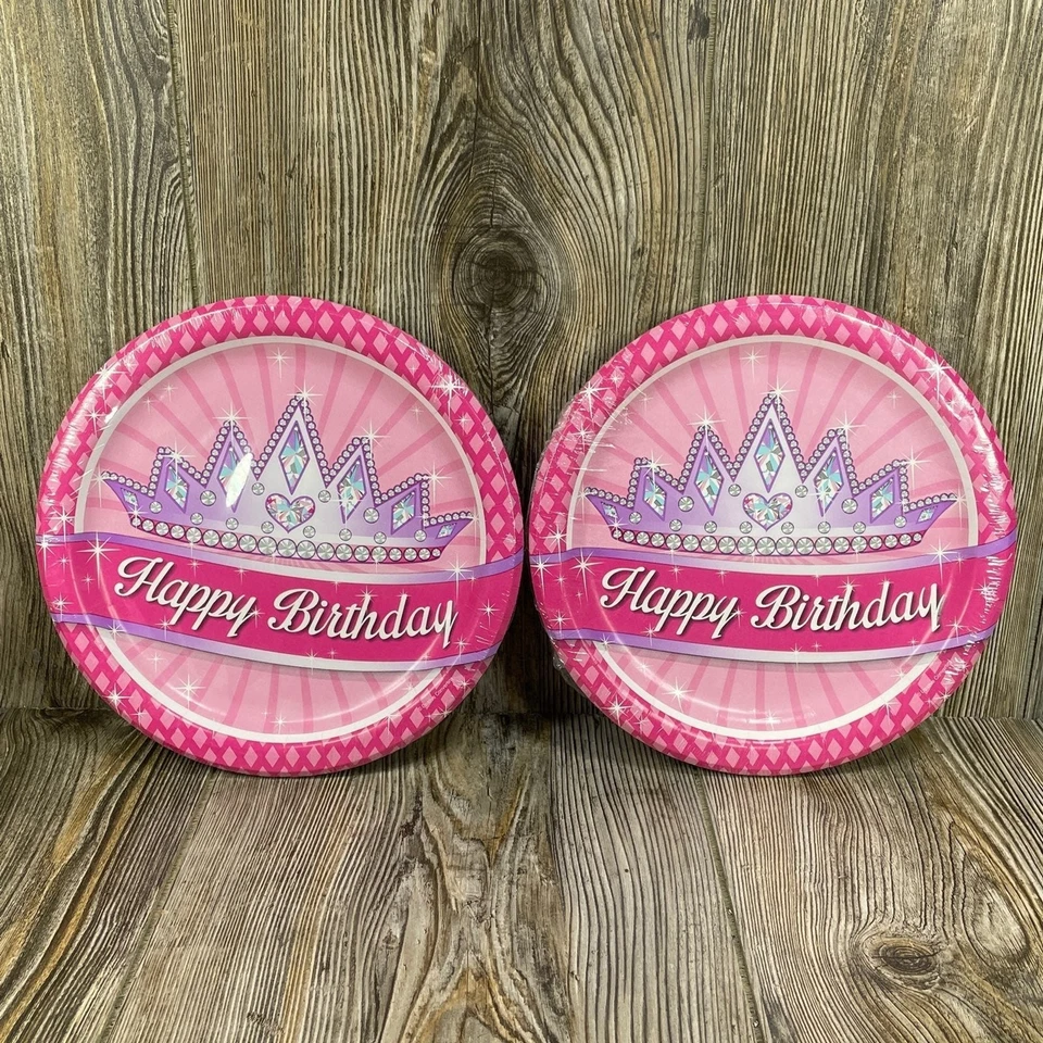 Lote conjunto kit de suministros de fiesta de primer cumpleaños para niñas pequeñas princesas Foto 4 de 4