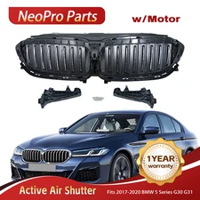 For BMW 540i 530i G30 G31 2017-2020 Front Air Shutter Radiator Grille w/ Motor
