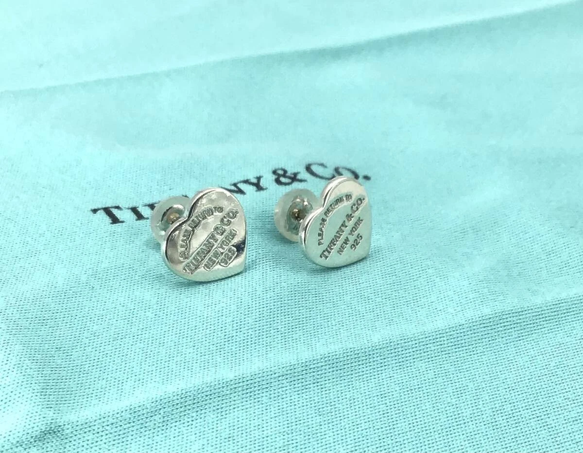 TIFFANY & Co. Ohrringe Tiffany Return to Heart Anhänger Silber SV925 Accessoires