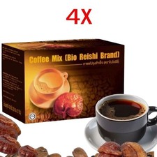 4X Unicity Bio Reishi Instant Kaffee Mix 3-in-1 Low Fat Halal Lifestyle Kaffee