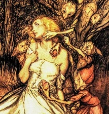 Arthur Rackham 'Goblin Market' Vintage Book Plate Art (1933)