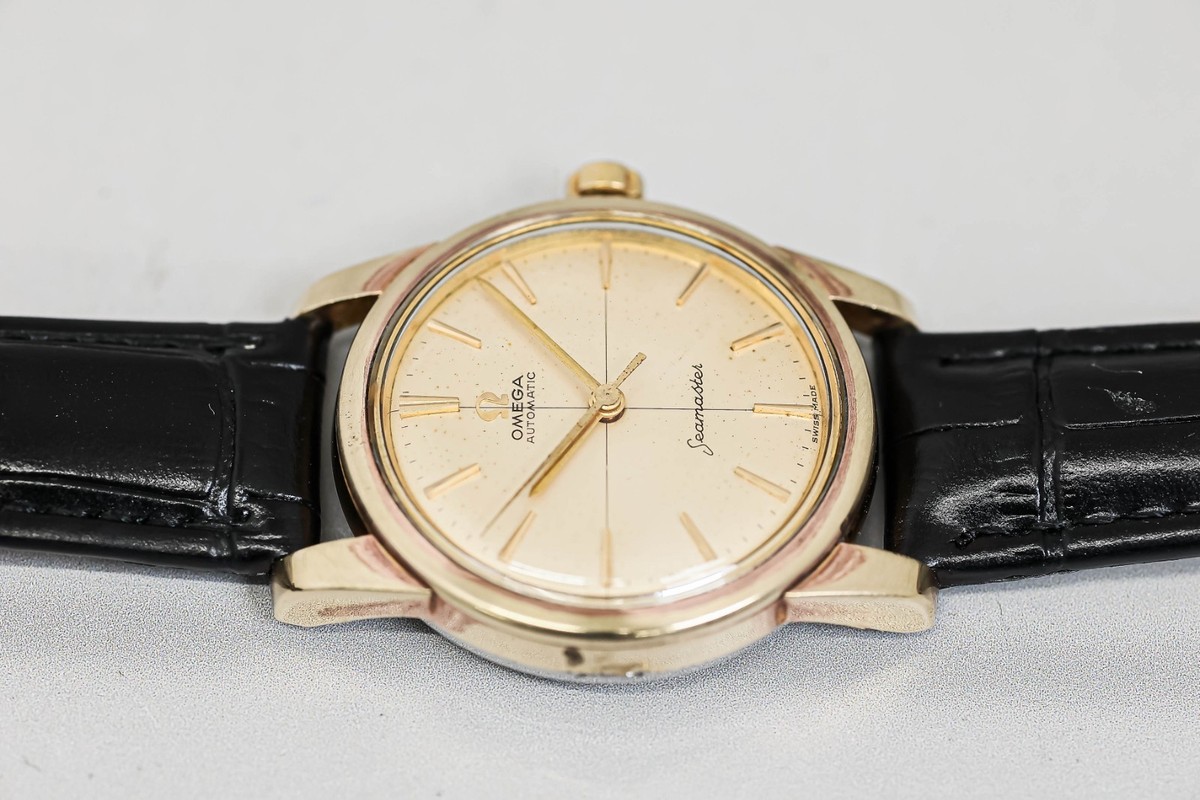 Vintage 1958** OMEGA Seamaster Cal.501 Automatic Crossline Gold