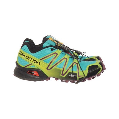 Salomon, Wanderschuhe, Größe: 37 1/3, SPEEDCROSS 3, Blau/Grün/Lila, Damen #3KI