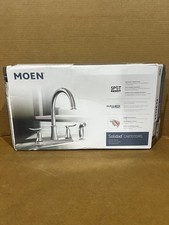 Moen Solidad Two Handle Stainless Steel Kitchen Faucet Side Sprayer