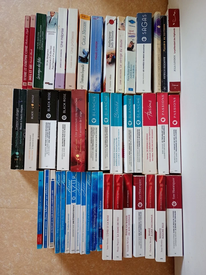 Lot de plus de 45 livres Collection Harlequin - Photo 2/4