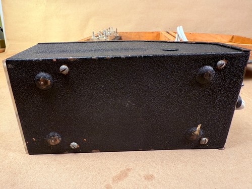 James Millen 90651 Misuratore di immersione a griglia radioamatore vintage con bobine in custodia di legno - Foto 12 di 23