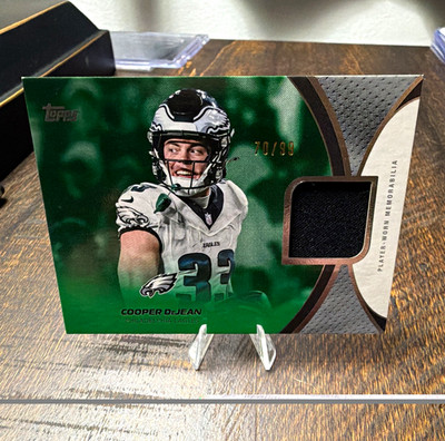 Topps 2026 Flagship Football Cooper DeJean Eagles NFL Material NFLM-CD /99