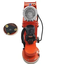 Concrete Ground Grinder Terrazzo Floor Polisher with Fan Work Depth 0-3mm 220V