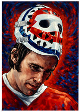 KEN DRYDEN * Montreal Canadians * HOCKEY * Illustrated Art Card * ATC ACEO